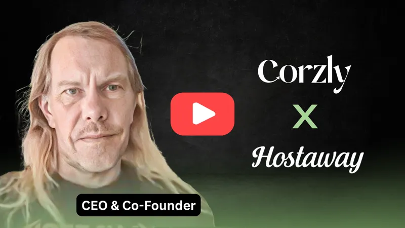 Corzly x Hostaway episode with Marcus Räder